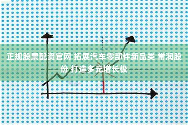 正規股票配資官網 拓展汽車零部件新品類 常潤股份 打造多元增長極